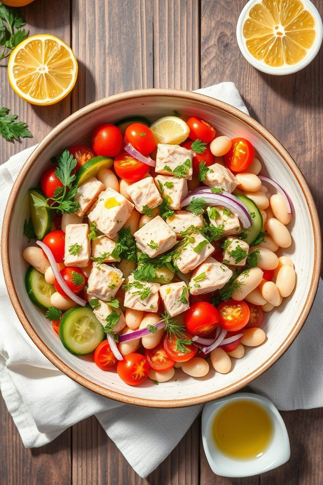 high protein tuna salad