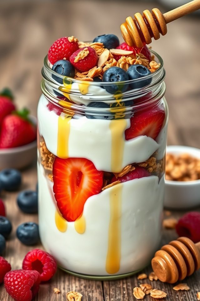 high protein yogurt dessert