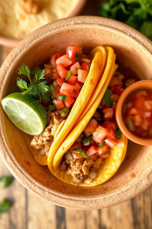 homemade chicken taco delight