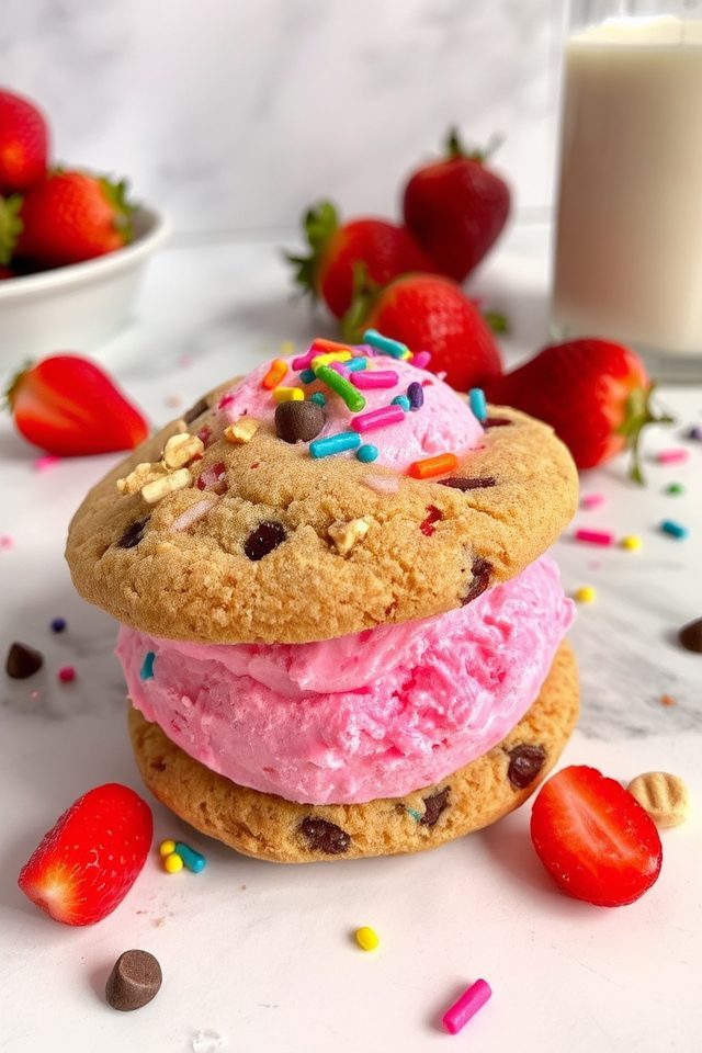 homemade ice cream treats