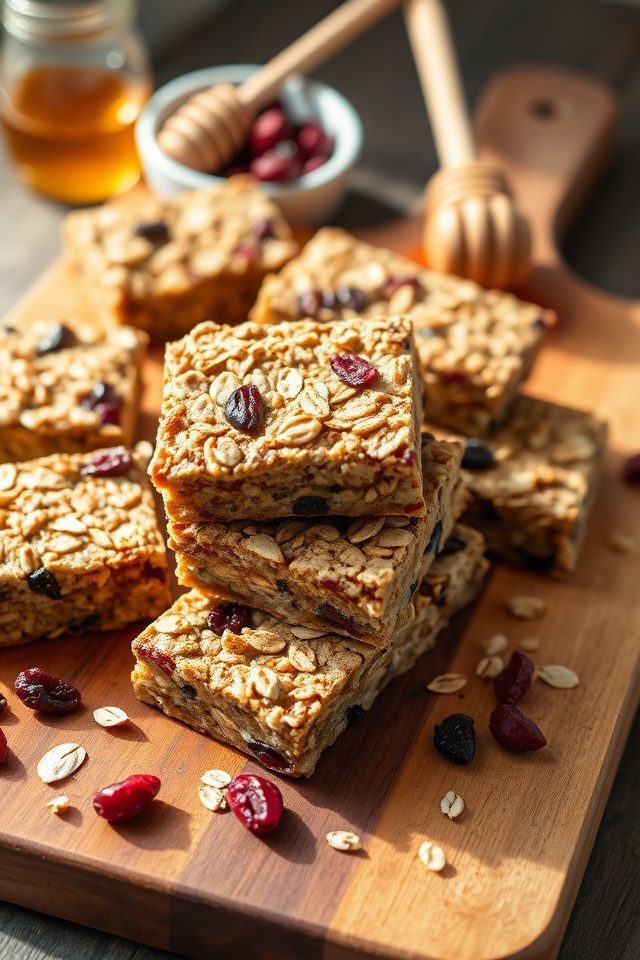 homemade nutritious snack bars