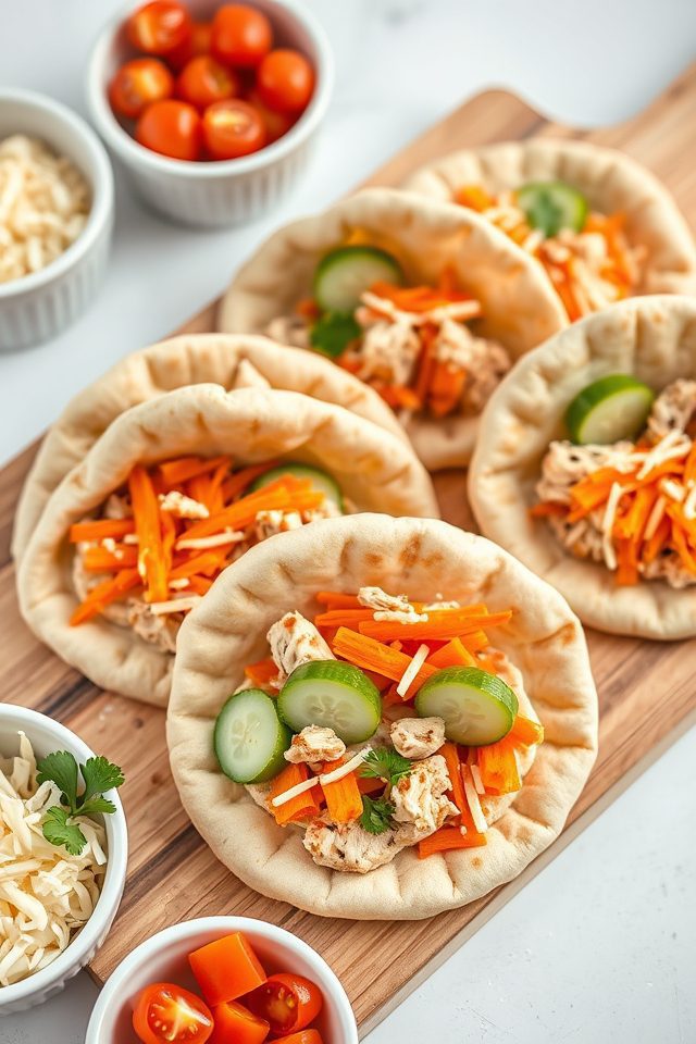 homemade small pita pockets