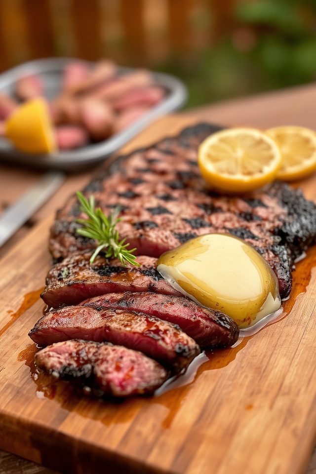 honey butter grilled meats