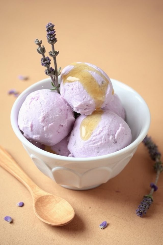 honey lavender ice cream