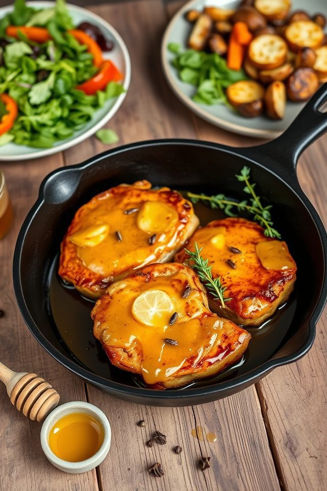 honey mustard pork chops