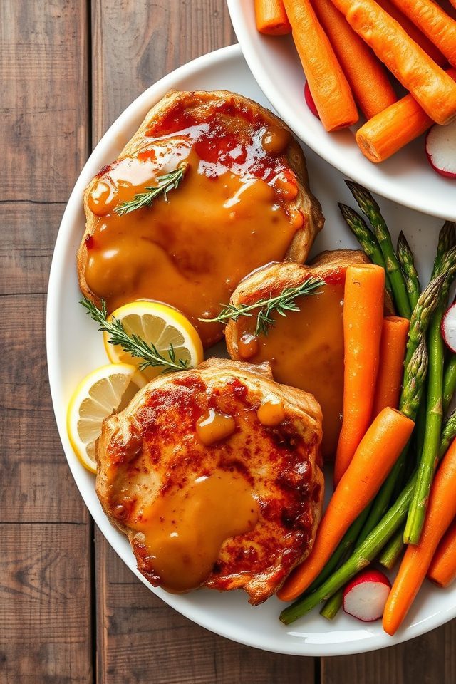 honey mustard pork chops