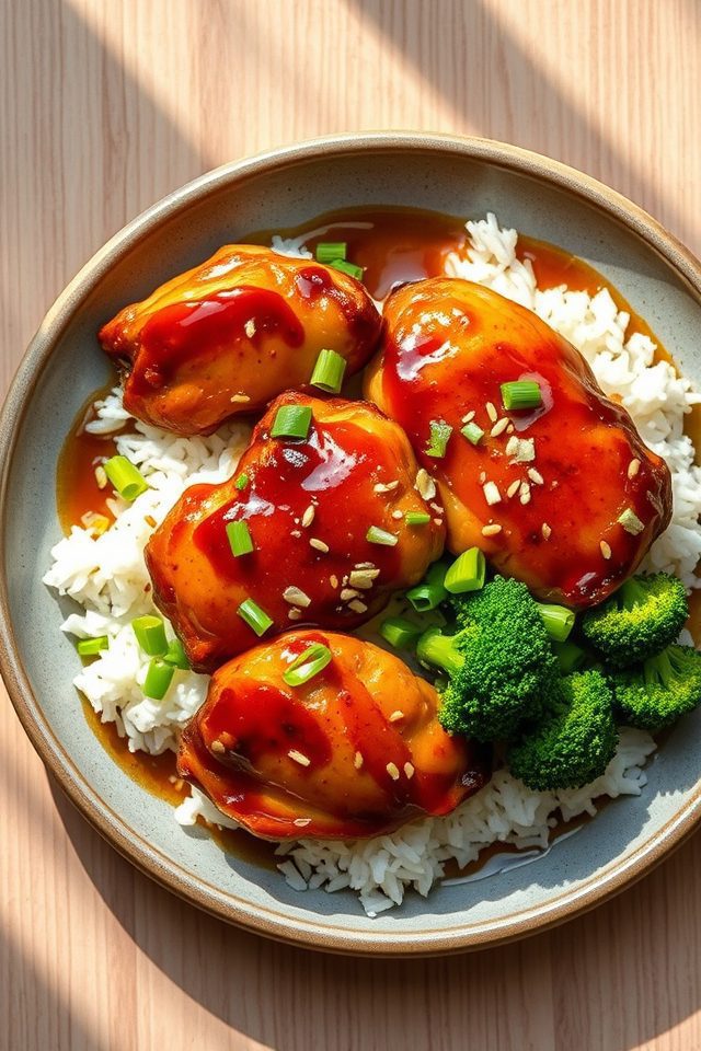 honey soy chicken thighs