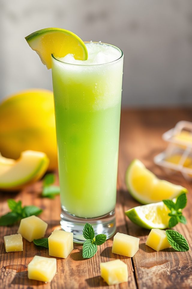 honeydew flavored lime slush