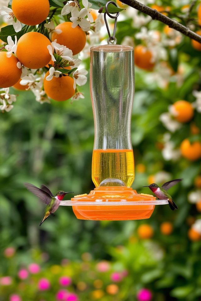 hummingbird orange blossom nectar