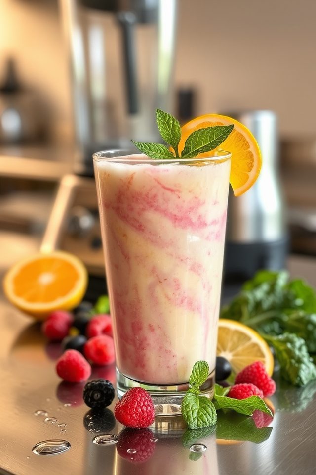 hydrating fruits and yogurt