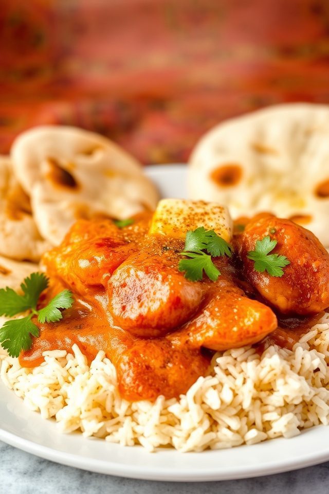 indian butter chicken dish