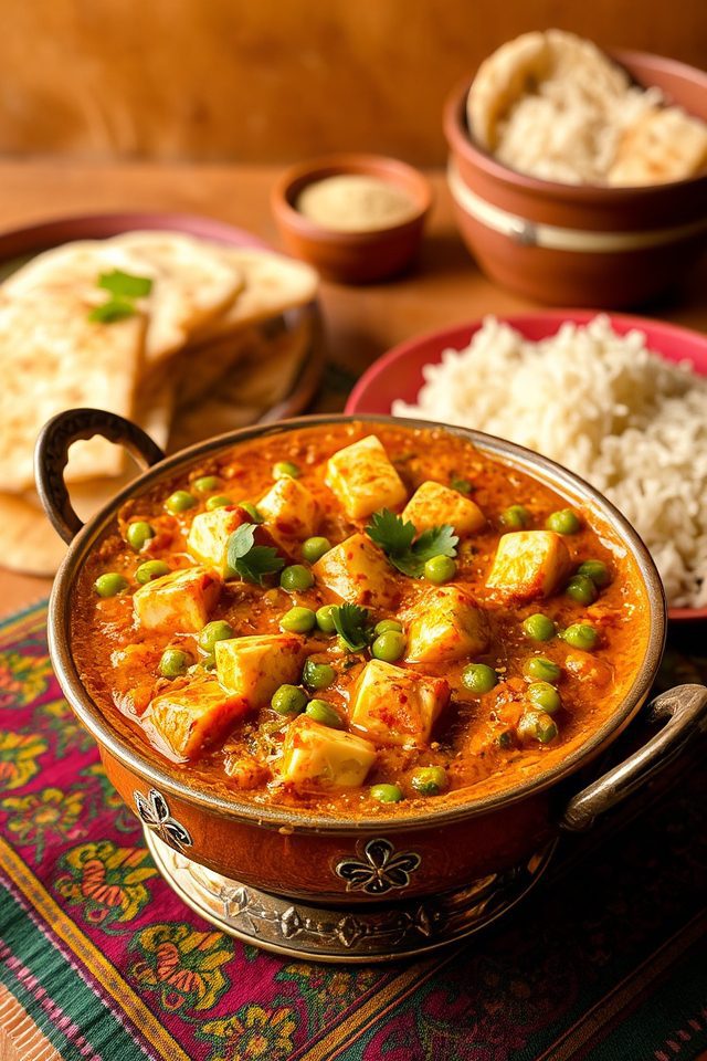 indian creamy paneer dish