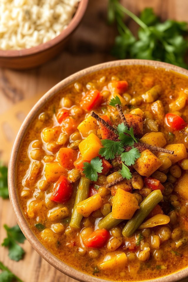 indian lentil vegetable curry