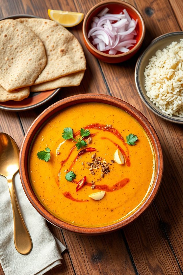 indian spiced lentil soup