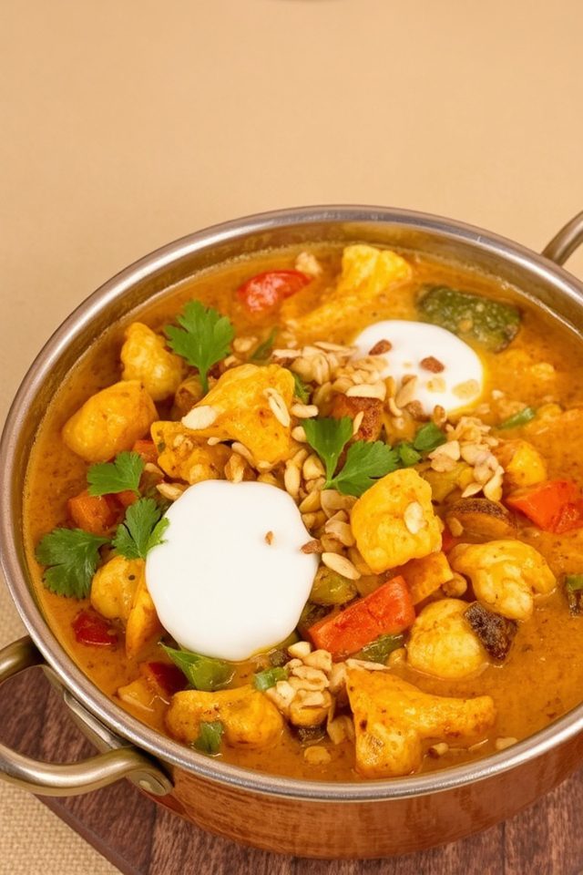 indian vegetable creamy curry