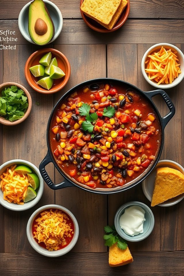inexpensive vegetarian chili recipe
