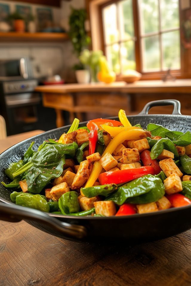 iron rich vegetable stirfry