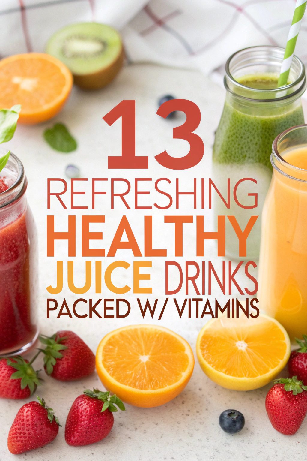 Refreshing Healthy Juice Drinks