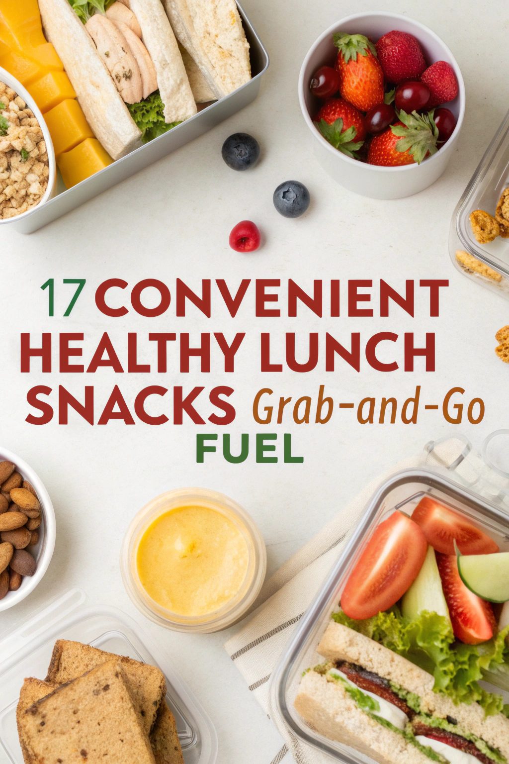 Convenient Healthy Lunch Snacks