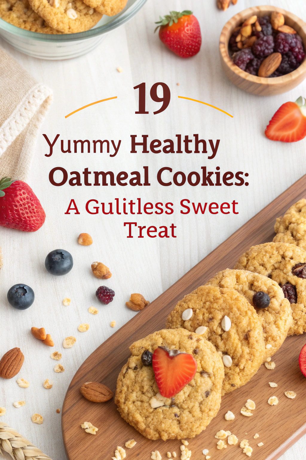 Yummy Healthy Oatmeal Cookies