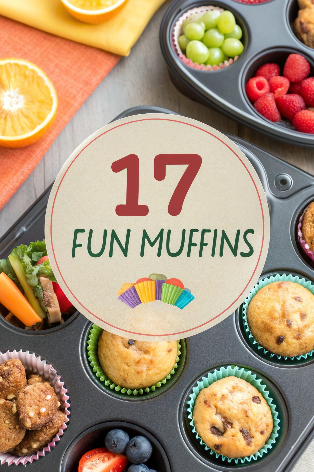 Fun Muffins for Kids School Lunch Box