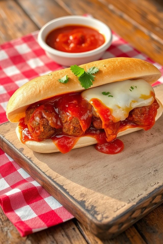 italian american meatball subs