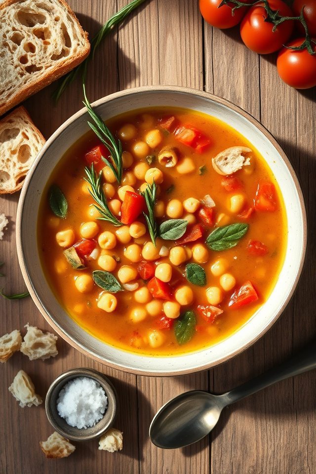 italian chickpea soup recipe