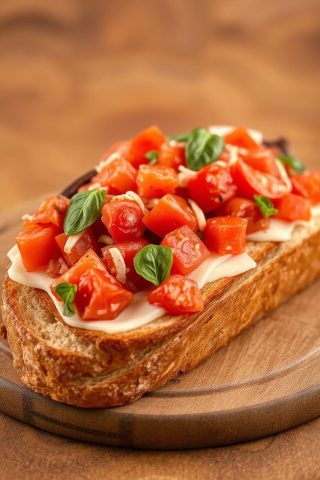 italian inspired garlic bread