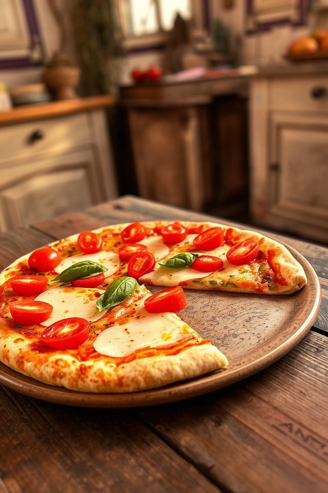 italian inspired pizza delight