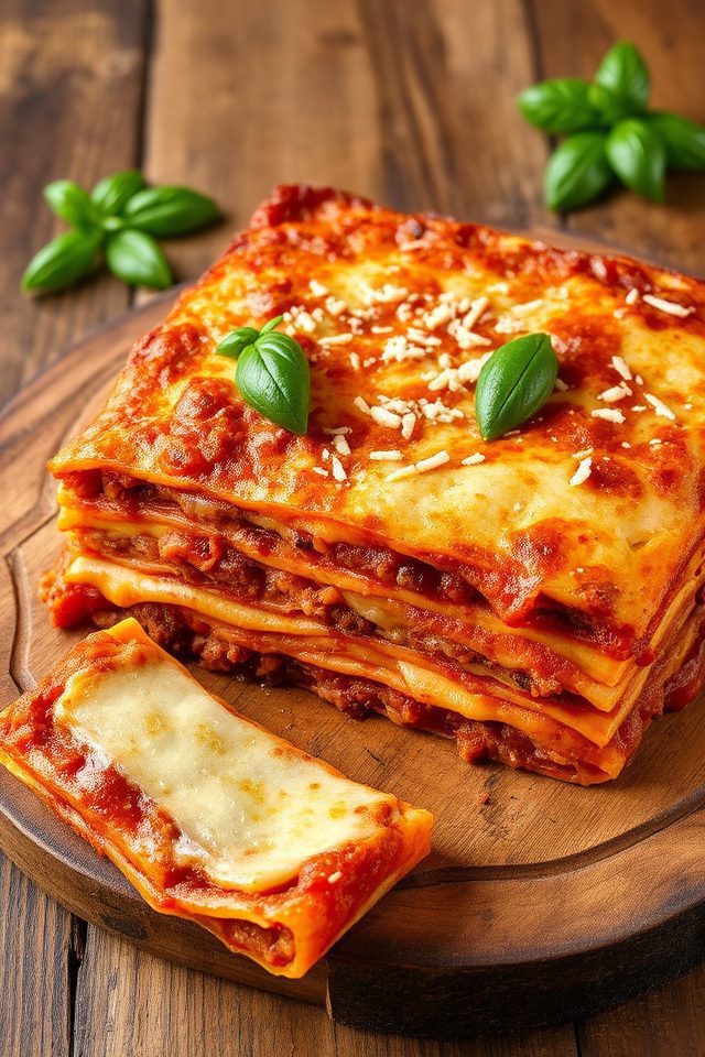 italian layered pasta dish