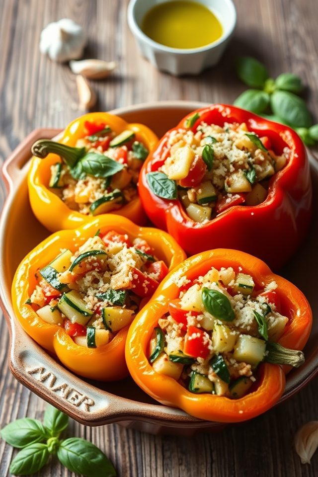 italian stuffed bell peppers