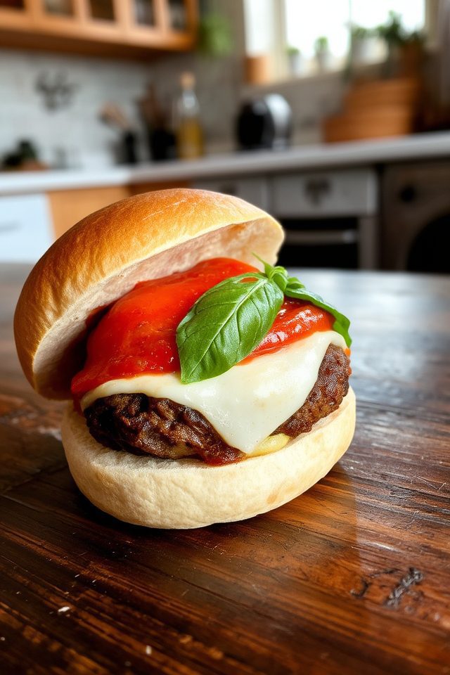 italian style burger twist