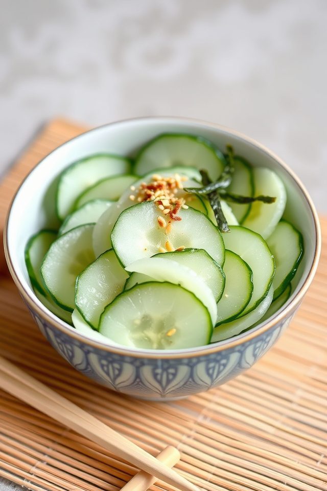japanese cucumber vinegar salad