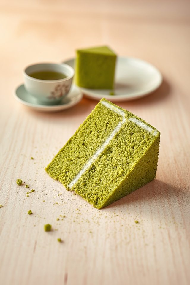 japanese green tea cake