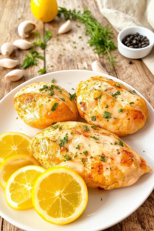 juicy herb lemon chicken