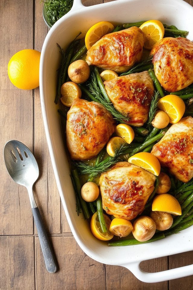 juicy lemon garlic chicken