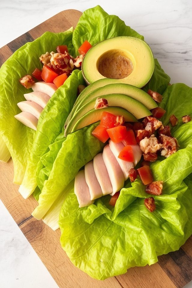 keto friendly turkey wraps