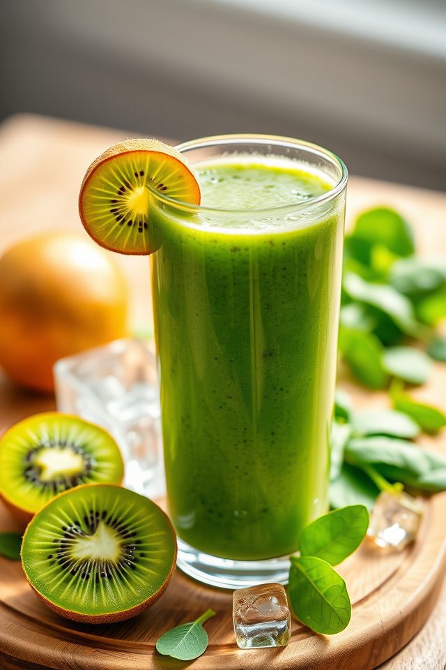 kiwi spinach smoothie recipe