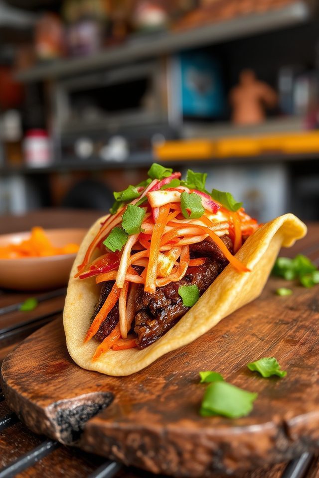 korean mexican fusion tacos