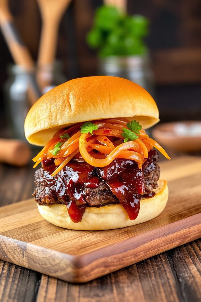 korean style bbq sliders