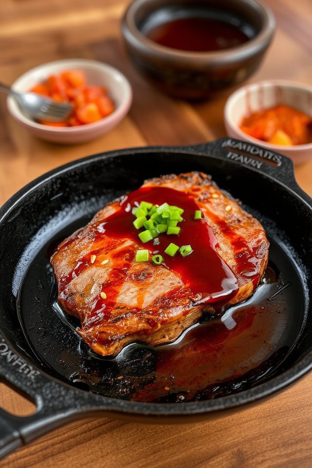 korean style pork chops