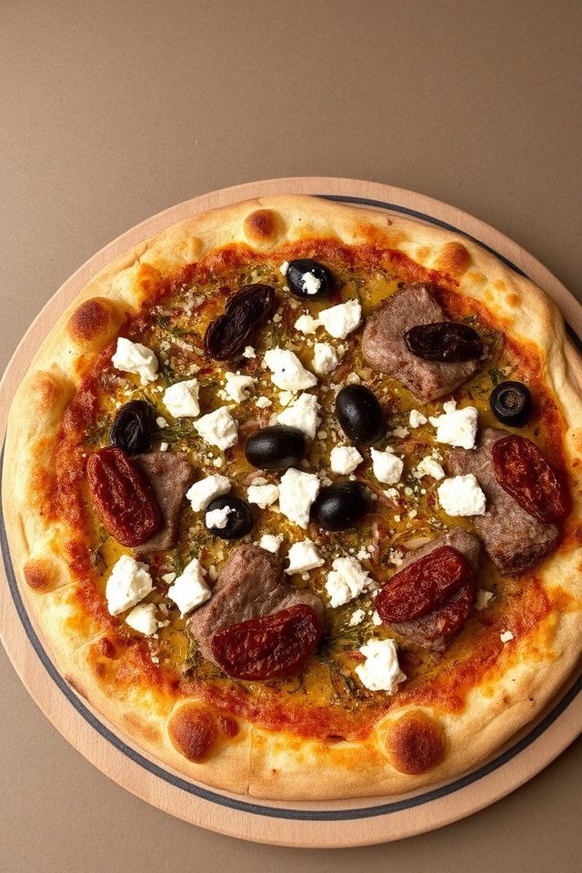 lamb and mediterranean flavors