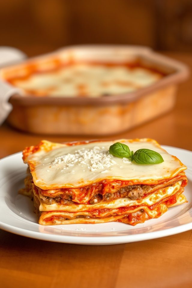 layered italian pasta dish