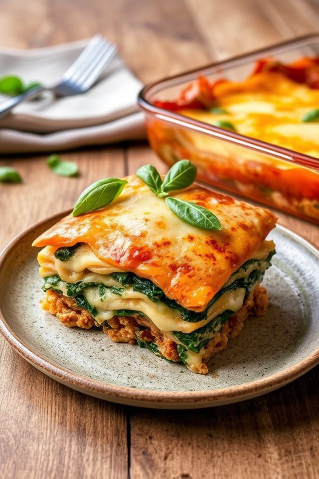 lean turkey spinach lasagna