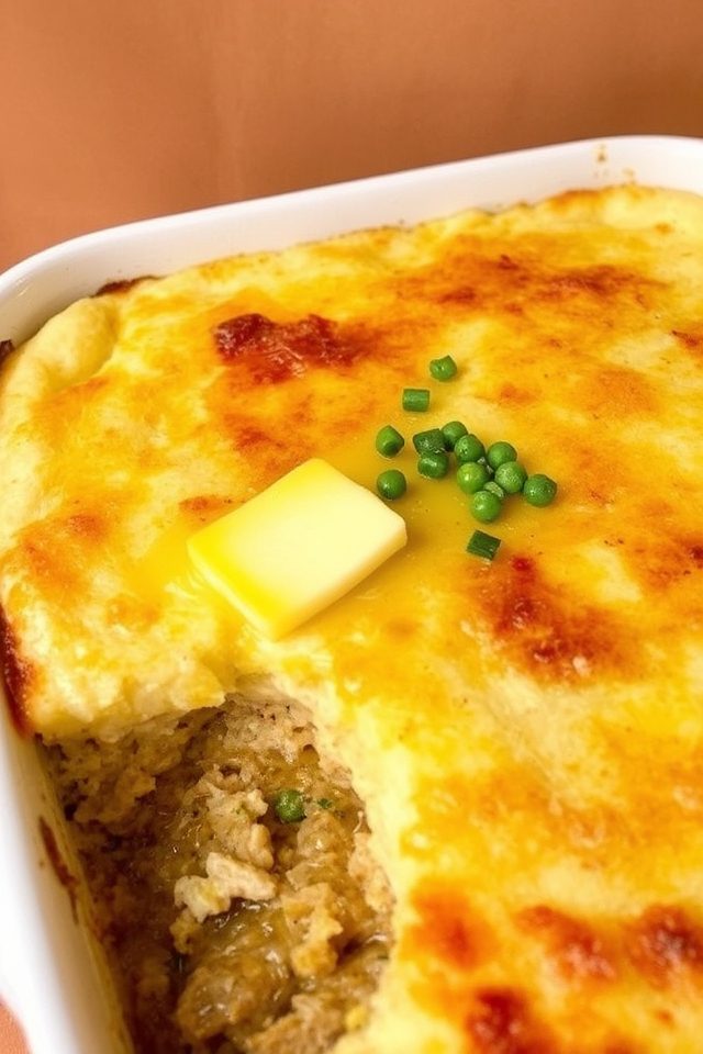 leftover turkey shepherd pie