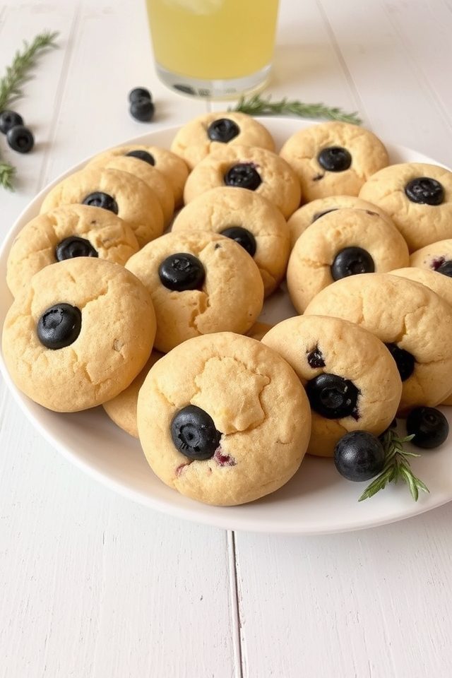 lemon blueberry sweet cookies