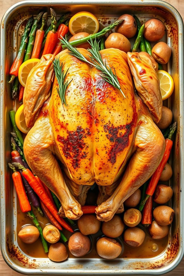 lemon chicken spring vegetables