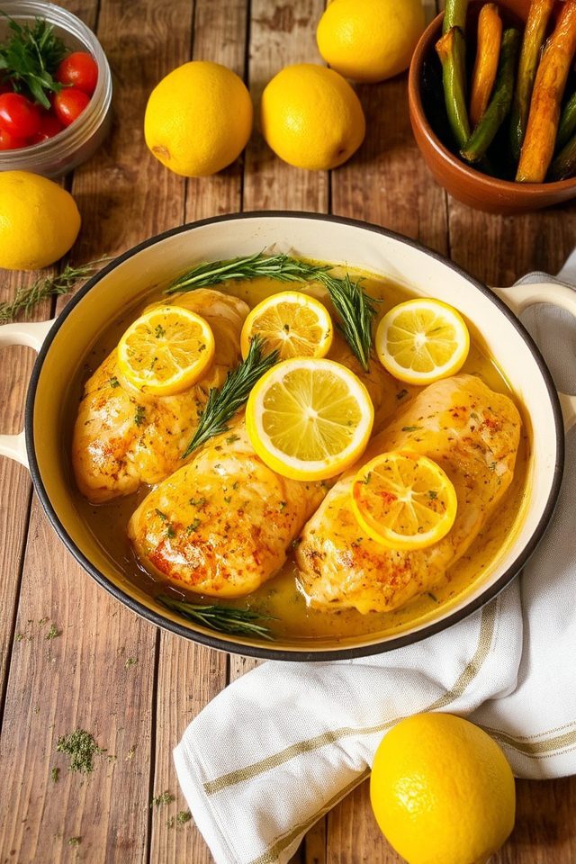 lemon chicken summer dish