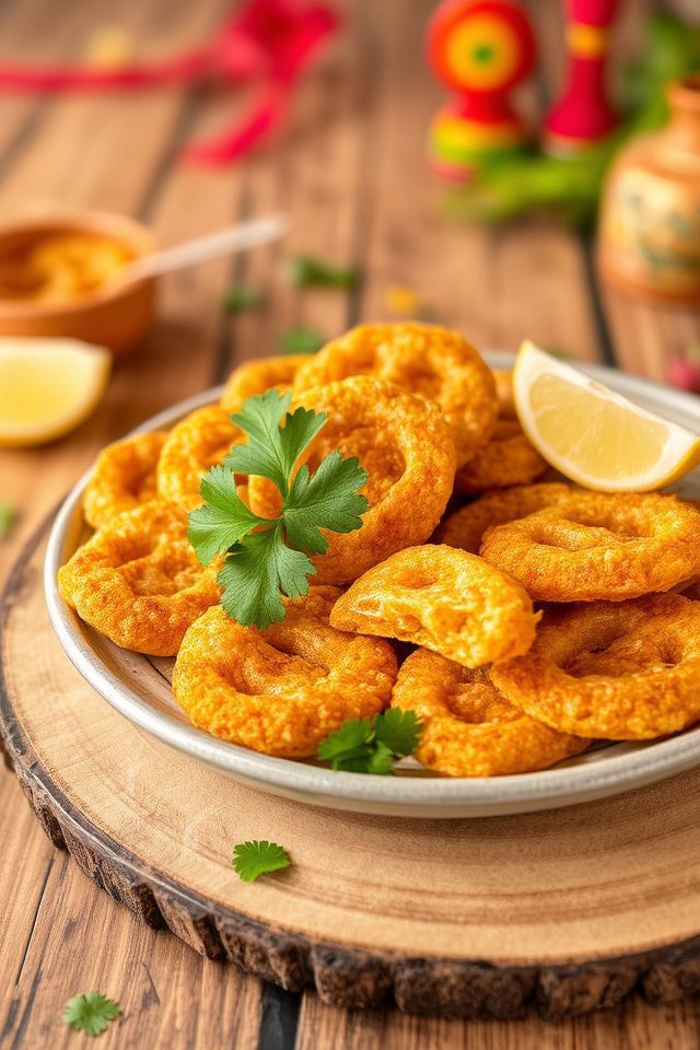 lemon coriander mathri delight