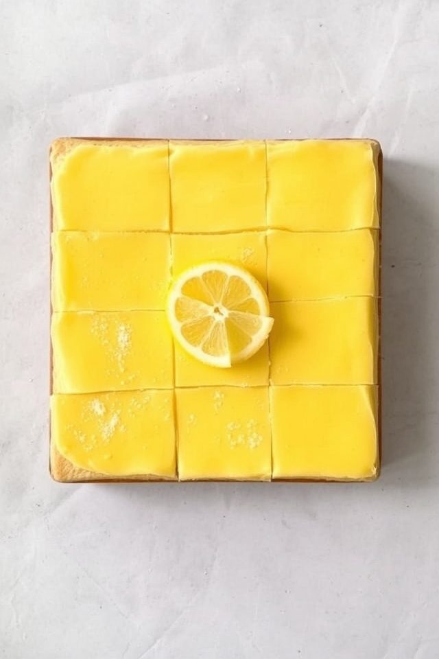 lemon custard shortbread bars